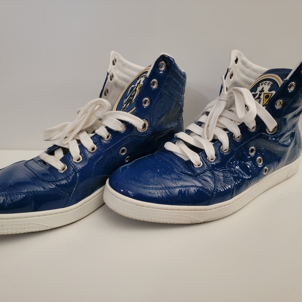 Gucci Splash Blue 215071 Sneakers SZ 9.5